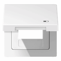Klapdeksel slv 50X50mm  'charger' alpinewit LS afbeelding 2