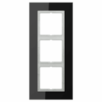 Afdekraam 3v glas zwart LSP afbeelding 2