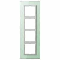 Afdekraam 4v glas wit mat LSP