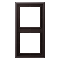 Afdekraam 2v slv aluminium dark LSZ afbeelding 2