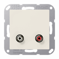 Cpl slv inb 2xTulp audio crème A/AS afbeelding 2