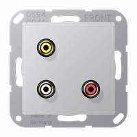 Cpl slv inb 3xTulp Video aluminium A/AS afbeelding 2