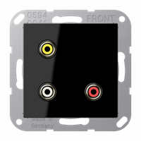 Cpl slv inb 3xTulp Video zwart A/AS afbeelding 2
