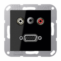 Cpl slv inb 2xTulp + 1xMiniJack + VGA zwart A/AS afbeelding 2