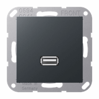 Cpl slv inb USB 2.0 antraciet mat A/AS afbeelding 2