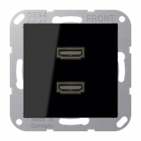 CPL Slv Inb 2Xhdmi Zwart A/As afbeelding 2