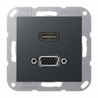 CPL Slv Inb Hdmi + Vga Antraciet Mat A/As afbeelding 2