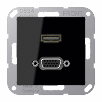 CPL Slv Inb Hdmi + Vga Zwart A/As afbeelding 2
