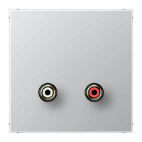 Cpl slv inb 2xTulp audio aluminium LS afbeelding 2