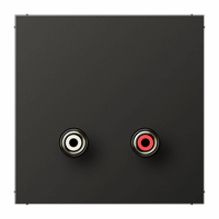 Cpl slv inb 2xTulp audio antraciet LS afbeelding 2