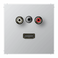 Cpl slv inb 2xTulp + 1xMiniJack + HDMI alum. LS afbeelding 2