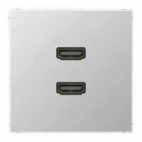 Cpl slv inb 2xHDMI aluminium LS afbeelding 2