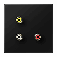 Cpl slv inb 3xTulp Video zwart LS afbeelding 2