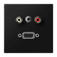 Cpl slv inb 2xTulp + 1xMiniJack + VGA zwart LS afbeelding 2