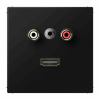 Cpl slv inb 2xTulp + 1xMiniJack + HDMI zwart LS afbeelding 2