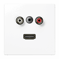 Cpl slv inb 2xTulp + 1xMiniJack + HDMI alpwit LS afbeelding 2