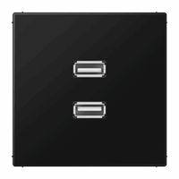 Cpl slv inb 2xUSB 2.0 zwart LS afbeelding 2