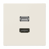CPL Slv Inb Hdmi + Usb 2.0 Crème Ls afbeelding 2