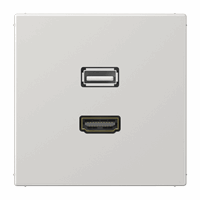 CPL slv inb HDMI + USB 2.0 lichtgrijs LS afbeelding 2