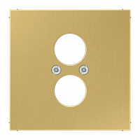 Cpl slv 2x audio boring 18,5/22,5mm mess.klass. LS afbeelding 2