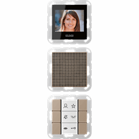 Video Binnenstation 2.2" slv champagne A/AS afbeelding 2