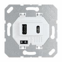 USB laadcontactdoos 1xUSB-A/1xUSB-C alpinewit afbeelding 2