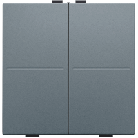 Niko 220-00007 Toets 2X Rf Alu St.Grey afbeelding 2
