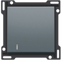 Niko 220-60005 Toets Lens Alu St.Grey afbeelding 2