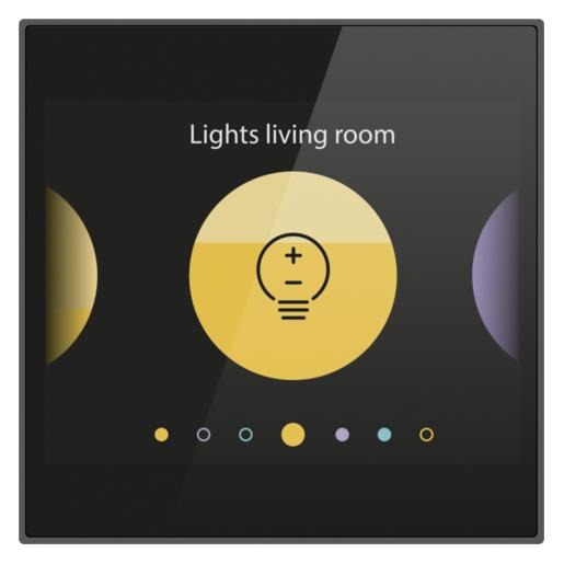 HC Displayschakelaar Digital Black 24Vdc 550-18001