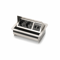 Ocs 33.10.016 Tafelinb Unit 2X230V+2Ct6 Rhod afbeelding 2
