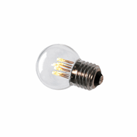 LED-lamp prikfitting P45 1W 2700K PC helder afbeelding 1