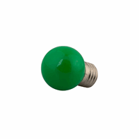 LED lamp groen feestverlichting P45 1W PVC bol E27 fitting geheel jaar door buiten te gebruiken