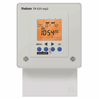 Theben Tr 635 Top2 72X72 Klok Dig 1Kan 7D Dinm afbeelding 2