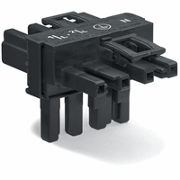 Wago 770-626 T-Verdeler 4P Zwart afbeelding 2