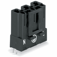 Wago 770 813 steker male print 3p zwart afbeelding 2