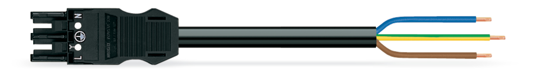 Wago 771-9993/107-301 Kabel Fem-Op 3M 3X2.5 Zw afbeelding 2