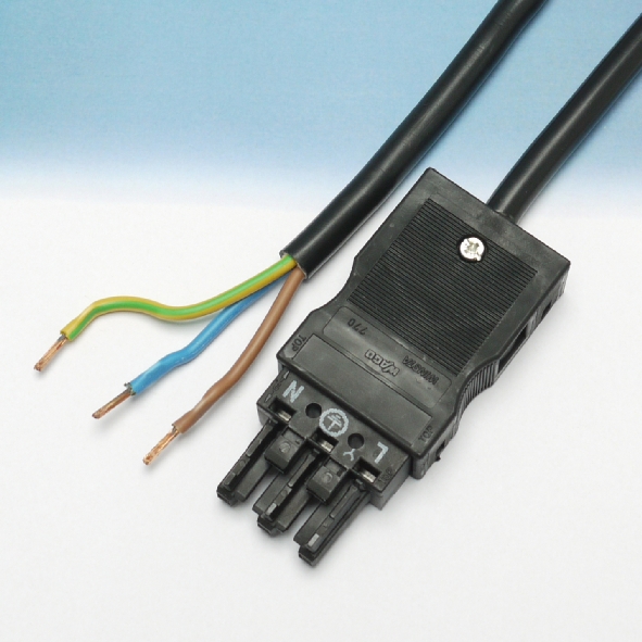 Wago 771-9993/107-401 Kabel Fem-Op 4M 3X2.5 Zw afbeelding 2
