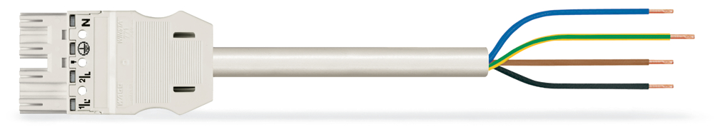 Wago 771-9994/206-302 Kabel Male-Op 3M 4X1.5 Wit afbeelding 2