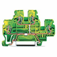 Wago 870-507 RAilklem 4Dr Comp 2.5-4 Aarde afbeelding 2