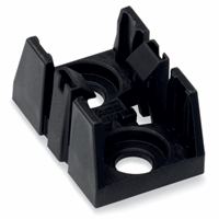 Wago 890-1622 Montageplaat H-Verdeler 2P Zw afbeelding 2