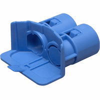 Dubbele buisinvoer voor HW(2)52-F 2x 16/19/20mm afbeelding 2