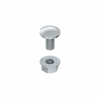 Slotbout+moer M6x12 FLM6X12F afbeelding 2