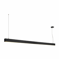GLENOS hanglamp, mat zwart, 2 m, 103W, 3000 K afbeelding 2