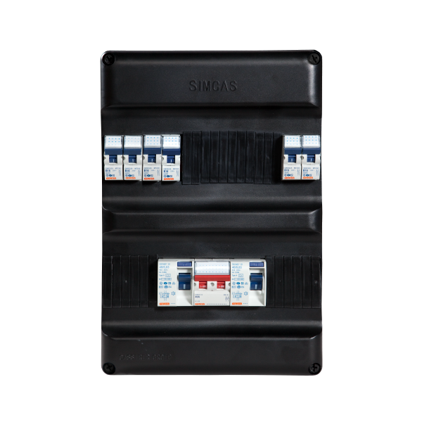 Groepenverdeler 1f 40A 2xALS2p 6-groepen B16