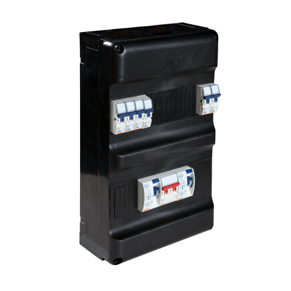 Groepenverdeler 1f 40A 2xALS2p 6-groepen B16