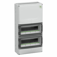 Verdeler modulair IP65 2x14mod+DIN-rail AK-F28+ afbeelding 2