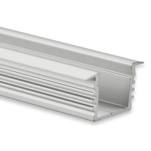 LED-strip profiel PL3 max. 12mm inbouw alu 2m afbeelding 2