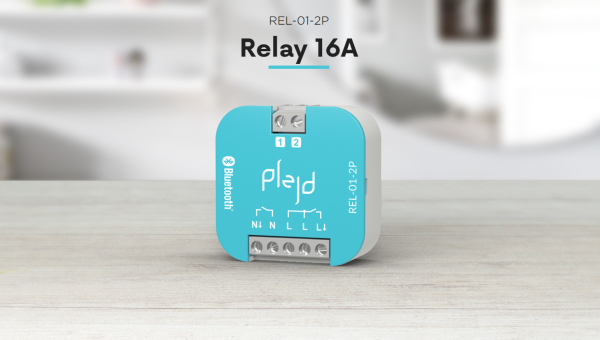 Schakelactor BlueTooth 1 kan. 2x ingang REL-01-2P