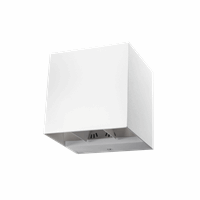 SG Artes wit 8W 3000K LED 480 lumen up/down binnen buiten kubusvorm dimbaar lichtbundel instelbaar