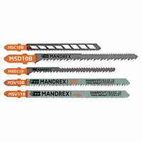 Mandrex Multi Purpose Pack Decoupeerzaag, 5-delig afbeelding 2